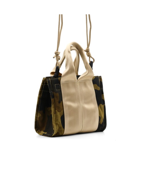 L.E.D.BITES(エルイーディーバイツ)の「Duffle 2wayトートショルダーバッグ B-6190(ショルダーバッグ・メンズ・ブラック/ベージュ/カモフラージュ/ストライプ・ONE SIZE)」の3枚目の写真