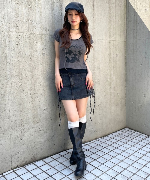 セール】3.3 Field Trip／マフラーツキレイヤードT（Tシャツ