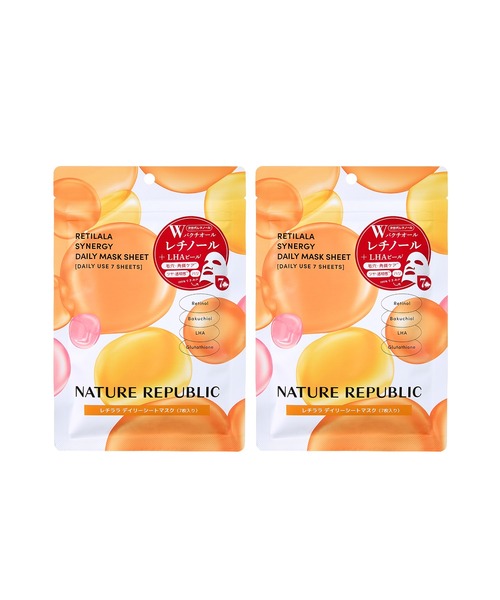 レチララ デイリーシートマスク（7枚入り）2個セット（パック/フェイス