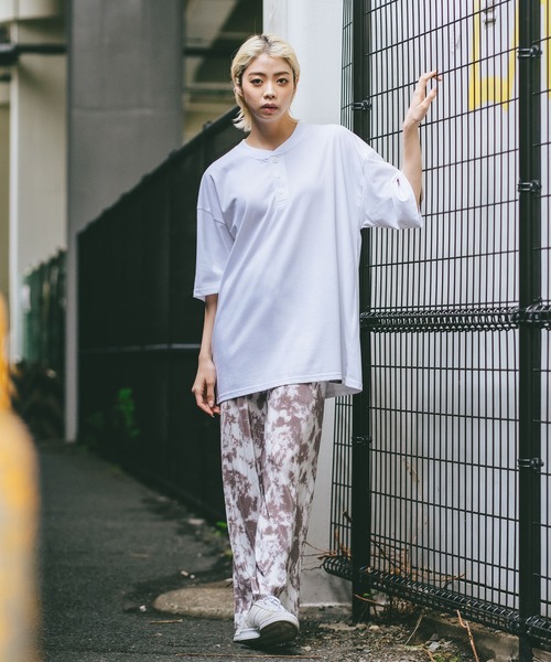 SAVIER（サビアー）の「【SAVIER/サビアー】×【ZERO STAIN/ゼロステイン】コラボ ヘンリーネックTシャツ（Tシャツ/カットソー・メンズ・ホワイト/オフホワイト/ネイビー/ブラック・LARGE/MEDIUM）」の16枚目の写真
