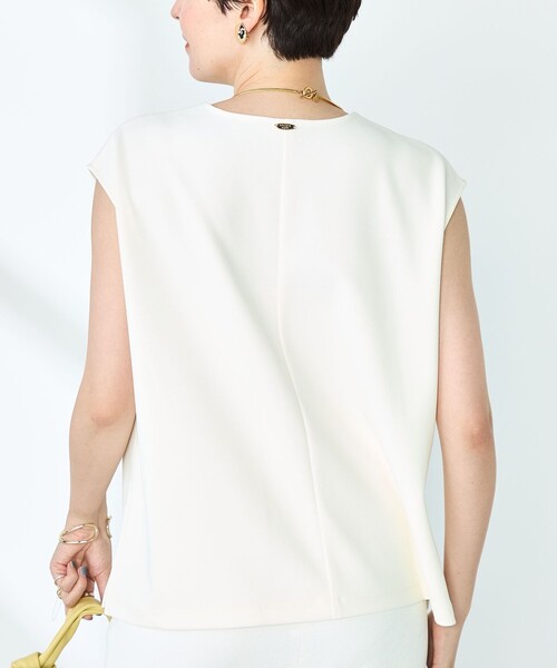 NOLLEY’S Sophi(ノーリーズソフィ)の「《セットアップ対応》マルチファンクションキーネックプルオーバーカットソー(Tシャツ/カットソー・レディース・ブラック/オフホワイト・38)」の17枚目の写真
