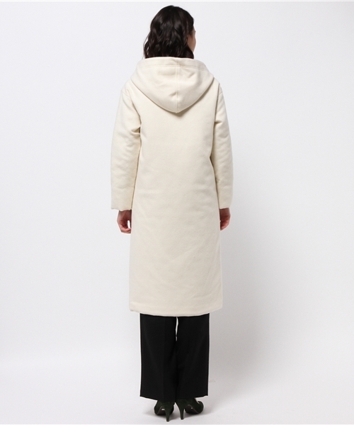 SHIPS for women(シップスフォーウィメン)の「フード中綿ロングコート◇(その他アウター・レディース・ホワイト/グレー/ネイビー・ONE SIZE)」の15枚目の写真