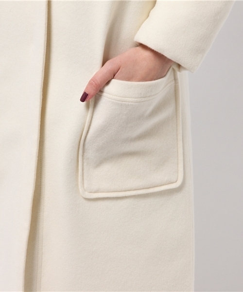 SHIPS for women(シップスフォーウィメン)の「フード中綿ロングコート◇(その他アウター・レディース・ホワイト/グレー/ネイビー・ONE SIZE)」の18枚目の写真