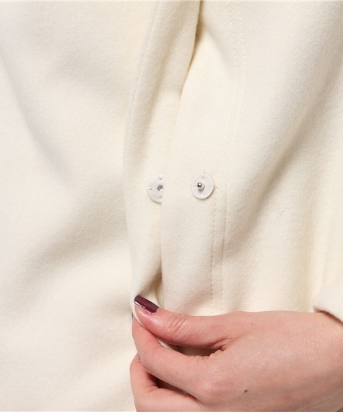 SHIPS for women(シップスフォーウィメン)の「フード中綿ロングコート◇(その他アウター・レディース・ホワイト/グレー/ネイビー・ONE SIZE)」の11枚目の写真