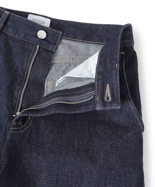 MACKINTOSH PHILOSOPHY（ﾏｯｷﾝﾄｯｼｭ ﾌｨﾛｿﾌｨｰ）の「カーブワイドデニムパンツ（その他パンツ・レディース・ブルー/ダークネイビー・38/36/34）」の10枚目の写真