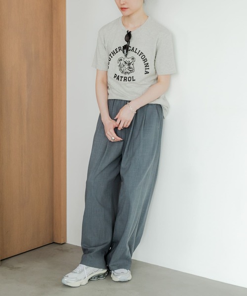 MIXTA（ミクスタ）の「Mixta　SO CAL DOG（Tシャツ/カットソー・レディース・グレー系その他/キャメル/ブルー系その他・SMALL）」の6枚目の写真