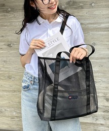 POLOCHAMPS(ポロチャンプス)/軽量 大容量 A4サイズ収納可能 メッシュトートバッグ
