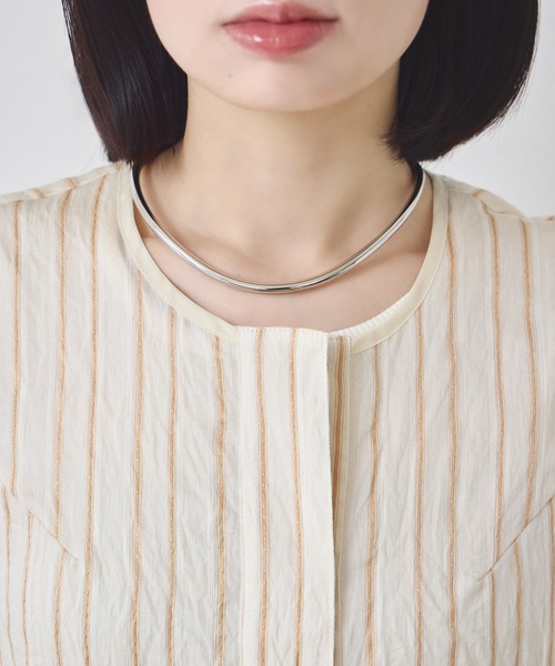 KATHARINE ROSS（キャサリンロス）の「【KATHARINE ROSS】ブライトストライプブラウス（シャツ/ブラウス・レディース・ベージュ/ネイビー・MEDIUM）」の22枚目の写真