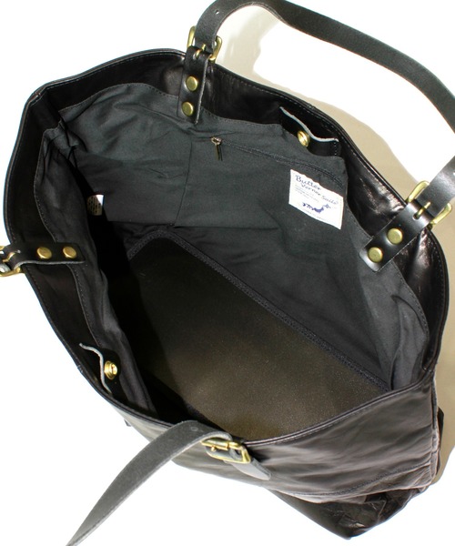 Butler Verner Sails（バトラーヴァーナーセイルス）の「Butler Verner Sails ﾎﾟﾆｰﾌﾟﾙｱｯﾌﾟﾋﾞｯｸﾞﾄｰﾄ（トートバッグ・メンズ・ブラック・FREE）」の5枚目の写真