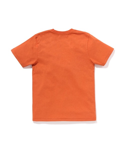 A BATHING APE(アベイシングエイプ)の「OVERDYE MILO COLLEGE TEE(Tシャツ/カットソー・レディース・オレンジ/ピンク/グリーン・X-SMALL/SMALL/XX-SMALL)」の6枚目の写真