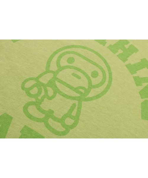 A BATHING APE(アベイシングエイプ)の「OVERDYE MILO COLLEGE TEE(Tシャツ/カットソー・レディース・オレンジ/ピンク/グリーン・X-SMALL/SMALL/XX-SMALL)」の7枚目の写真