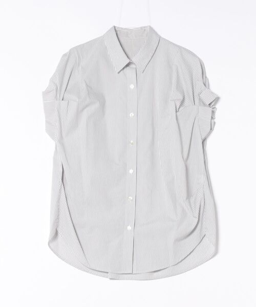 Scrap Book（スクラップブック）の「【Scrap Book】タックスリーブ マルチストライプシャツ（シャツ/ブラウス・レディース・イエロー系その他/グレー系その他・FREE）」の7枚目の写真