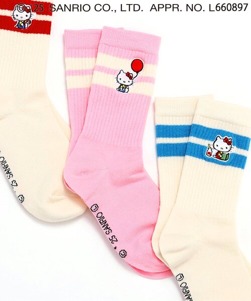 ハローキティ】ラインソックス（ソックス/靴下）｜sanrio