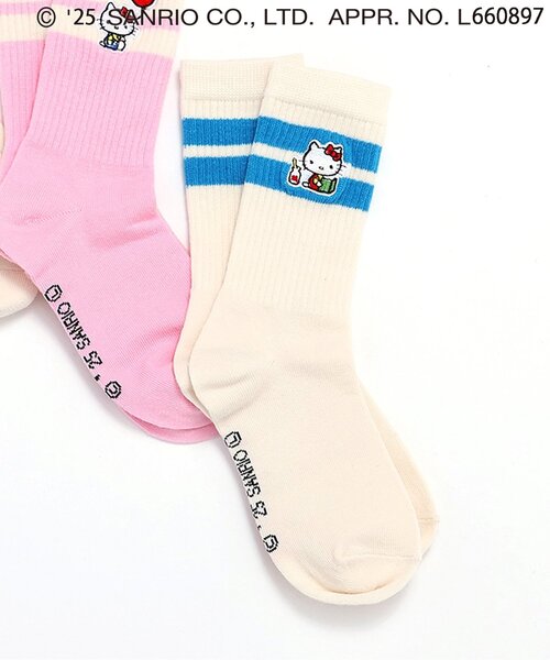 ハローキティ MILK 靴下 ソックス hellokitty kitty ハローキティ】ラインソックス(ソックス/靴下)|sanrio