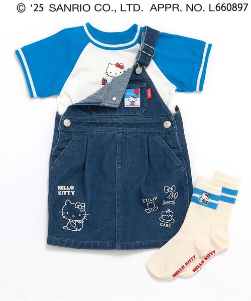 sanrio(サンリオ)の「【ハローキティ】ラインソックス(ソックス/靴下・キッズ・レッド/ブルー/ピンク・18/21/15 )」の9枚目の写真