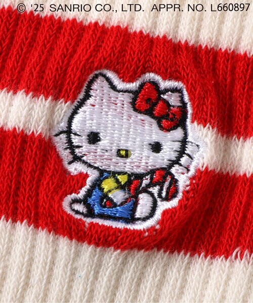 sanrio(サンリオ)の「【ハローキティ】ラインソックス(ソックス/靴下・キッズ・レッド/ブルー/ピンク・18/21/15 )」の17枚目の写真