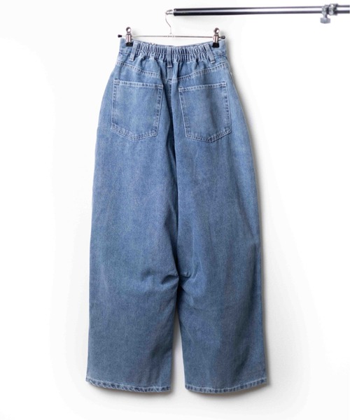 Bling Leads(ブリングリーズ)の「【Bling leads】カーブデニムパンツ(デニムパンツ・レディース・ブルー系1/ブルー系2/ブラック系・FREE)」の11枚目の写真