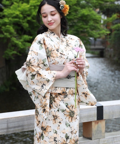 Smile 浴衣・ヘコ帯セット 楽天市場】選べる16柄 浴衣ヘコ帯セット 新作 ときめき夏恋浴衣