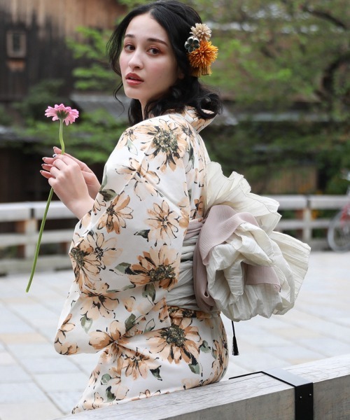 和なでしこ ときめき夏恋浴衣兵児帯2点セット 和なでしこ ときめき夏恋浴衣兵児帯2点セット ときめき夏恋浴衣