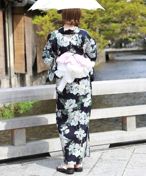 ときめき夏恋浴衣ヘコ帯3点セット（浴衣）｜和なでしこ