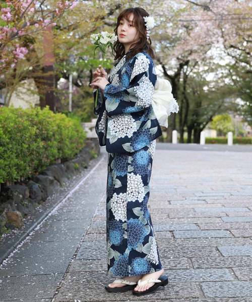 和なでしこ ときめき夏恋浴衣兵児帯2点セット 和なでしこ ときめき夏恋浴衣兵児帯2点セット ときめき夏恋浴衣