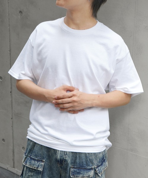 Confirm(コンファーム)の「GILDAN ギルダン ベーシック 半袖Tシャツ カットソー メンズ レディース(Tシャツ/カットソー・メンズ・ホワイト/ベージュ/ネイビー/グレー系その他/ブラック/グレー/チャコールグレー/ブルー・S/M/L/XL/XXL)」の9枚目の写真