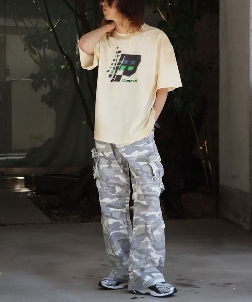PANQ(パンク)の「PANQ/パンク 2024 WHITECAMO CARGO PANTS カーゴパンツ メンズ 秋物 秋服 2026年秋冬(カーゴパンツ・メンズ・ホワイト・3)」の5枚目の写真