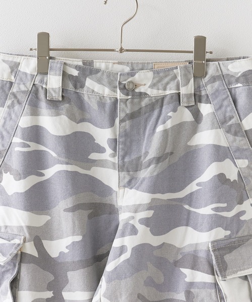 PANQ(パンク)の「PANQ/パンク 2024 WHITECAMO CARGO PANTS カーゴパンツ メンズ 秋物 秋服 2026年秋冬(カーゴパンツ・メンズ・ホワイト・3)」の19枚目の写真