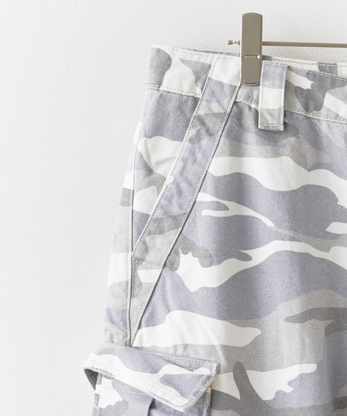 PANQ(パンク)の「PANQ/パンク 2024 WHITECAMO CARGO PANTS カーゴパンツ メンズ 秋物 秋服 2026年秋冬(カーゴパンツ・メンズ・ホワイト・3)」の9枚目の写真