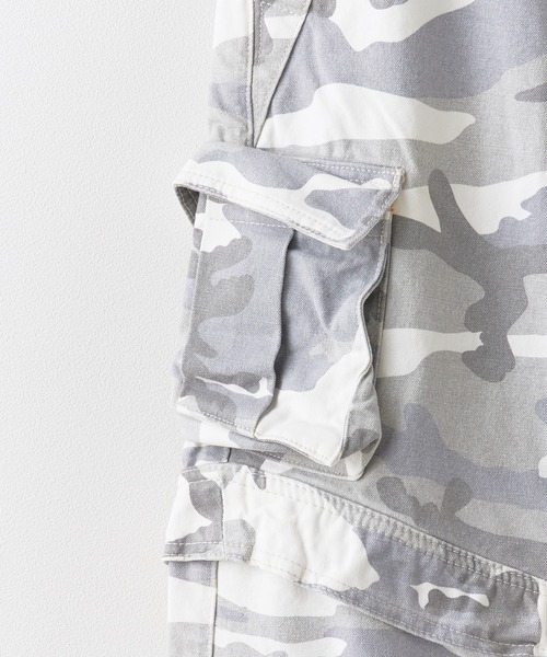 PANQ(パンク)の「PANQ/パンク 2024 WHITECAMO CARGO PANTS カーゴパンツ メンズ 秋物 秋服 2026年秋冬(カーゴパンツ・メンズ・ホワイト・3)」の10枚目の写真