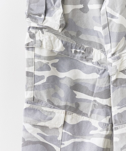 PANQ(パンク)の「PANQ/パンク 2024 WHITECAMO CARGO PANTS カーゴパンツ メンズ 秋物 秋服 2026年秋冬(カーゴパンツ・メンズ・ホワイト・3)」の11枚目の写真