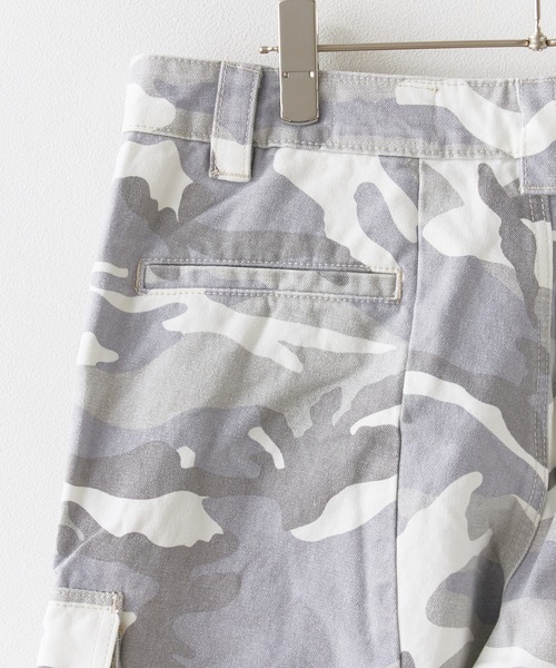 PANQ(パンク)の「PANQ/パンク 2024 WHITECAMO CARGO PANTS カーゴパンツ メンズ 秋物 秋服 2026年秋冬(カーゴパンツ・メンズ・ホワイト・3)」の14枚目の写真