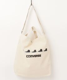 CONVERSE（コンバース）の「【CONVERSE】CV SHOES LOGO GRAPHIC 2WAY TOTE（トートバッグ・メンズ）」