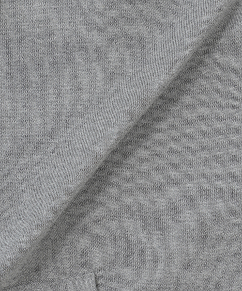 B.C STOCK（ベーセーストック）の「【ANTS & ELEPHANTS】スウェットライク ダブルジップ ニットパーカー（パーカー・メンズ・ブラック/チャコールグレー/グレー・MEDIUM/LARGE）」の13枚目の写真