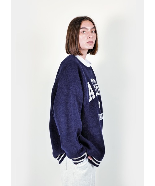 APPLEBUM(アップルバム)の「“APBM” Mall Knit Sweater(ニット/セーター・メンズ・ネイビー/グレー・LARGE/MEDIUM/X-LARGE)」の10枚目の写真