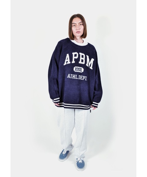 APPLEBUM(アップルバム)の「“APBM” Mall Knit Sweater(ニット/セーター・メンズ・ネイビー/グレー・LARGE/MEDIUM/X-LARGE)」の11枚目の写真