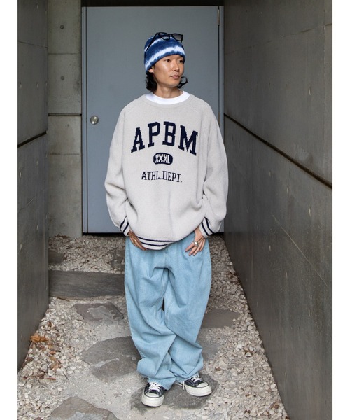 APPLEBUM(アップルバム)の「“APBM” Mall Knit Sweater(ニット/セーター・メンズ・ネイビー/グレー・LARGE/MEDIUM/X-LARGE)」の14枚目の写真