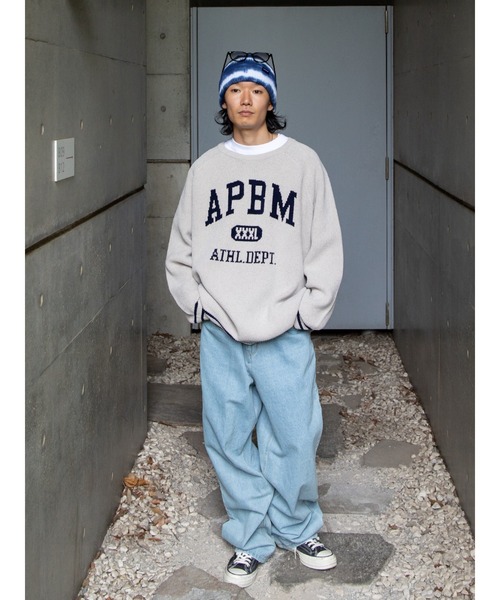 APPLEBUM(アップルバム)の「“APBM” Mall Knit Sweater(ニット/セーター・メンズ・ネイビー/グレー・LARGE/MEDIUM/X-LARGE)」の15枚目の写真