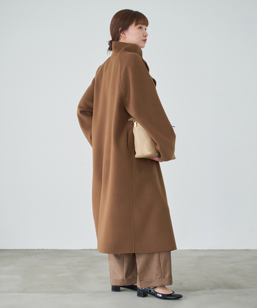 4/17 10時掲載終了！イエナ　IENA コート イエナ IENA 17AW コート フード コクーン 二重織り 36 ベージュ