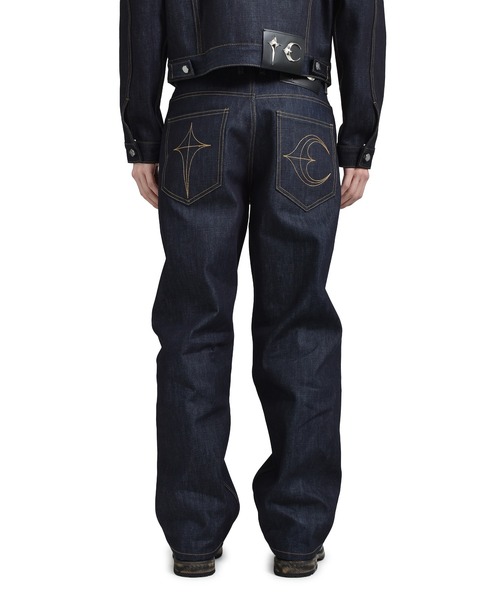 Thug Club(サグクラブ)の「LAND WARFARE DENIM PANTS(デニムパンツ・メンズ・ダークネイビー・3)」の2枚目の写真