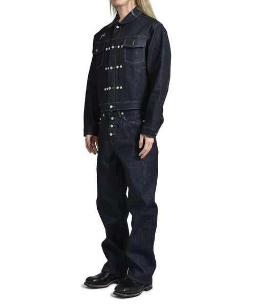 Thug Club(サグクラブ)の「LAND WARFARE DENIM PANTS(デニムパンツ・メンズ・ダークネイビー・3)」の4枚目の写真