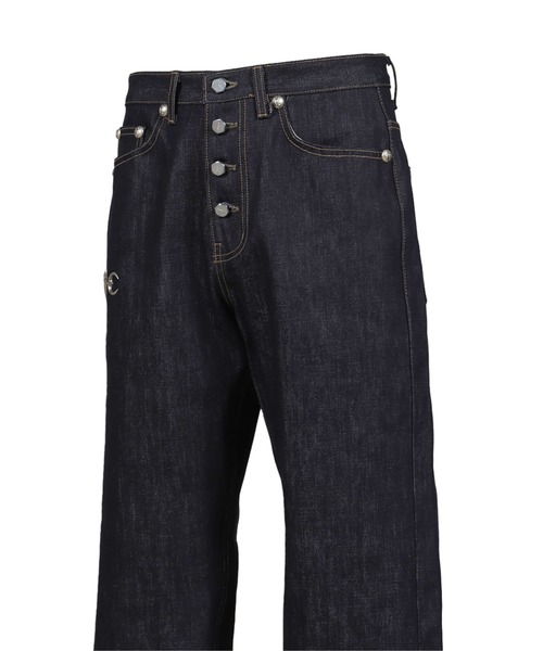 Thug Club(サグクラブ)の「LAND WARFARE DENIM PANTS(デニムパンツ・メンズ・ダークネイビー・3)」の8枚目の写真