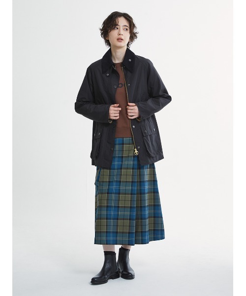 Barbour(バブアー)の「ヴィンテージウォッシュ フロントロゴスウェット"Japan Exclusive"(スウェット・レディース・オートミール/ブラウン/ミント/ベージュ・MEDIUM/SMALL)」の19枚目の写真