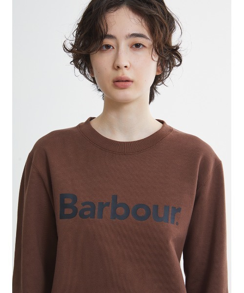 Barbour(バブアー)の「ヴィンテージウォッシュ フロントロゴスウェット"Japan Exclusive"(スウェット・レディース・オートミール/ブラウン/ミント/ベージュ・MEDIUM/SMALL)」の20枚目の写真