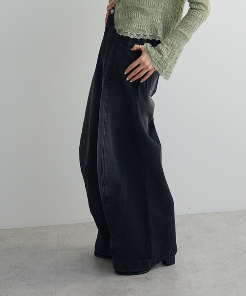 ANEDIST（アンディスト）の「ヴィンテージカーブデニムパンツ（デニムパンツ・メンズ・ブラック/ブルー/インディゴブルー・M/L/S）」の9枚目の写真