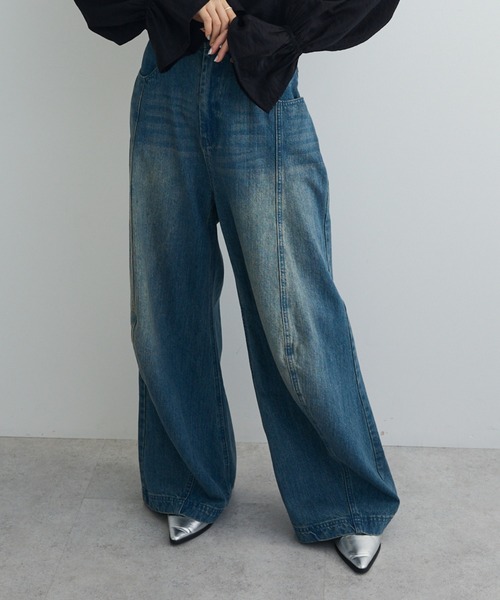ANEDIST（アンディスト）の「ヴィンテージカーブデニムパンツ（デニムパンツ・メンズ・ブラック/ブルー/インディゴブルー・M/L/S）」の5枚目の写真