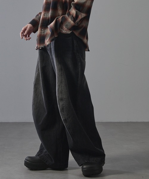 ANEDIST（アンディスト）の「ヴィンテージカーブデニムパンツ（デニムパンツ・メンズ・ブラック/ブルー/インディゴブルー・M/L/S）」の12枚目の写真