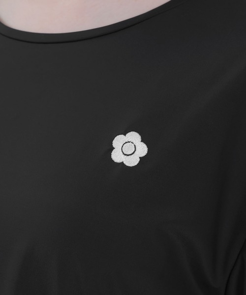 マリークワントᎢシャツワンピース マリークワント MARY QUANT ヘビーコットンMQロゴビッグ Tシャツ