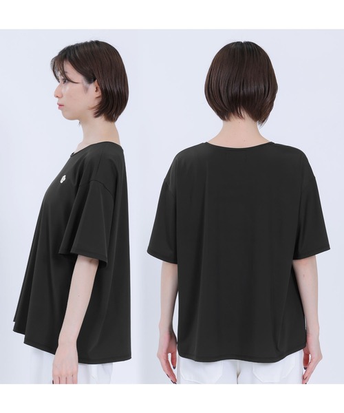 マリークワントᎢシャツワンピース マリークワント MARY QUANT ヘビーコットンMQロゴビッグ Tシャツ
