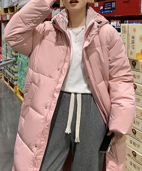 フード ボリューム ロングダウンコート culw830（ダウンジャケット